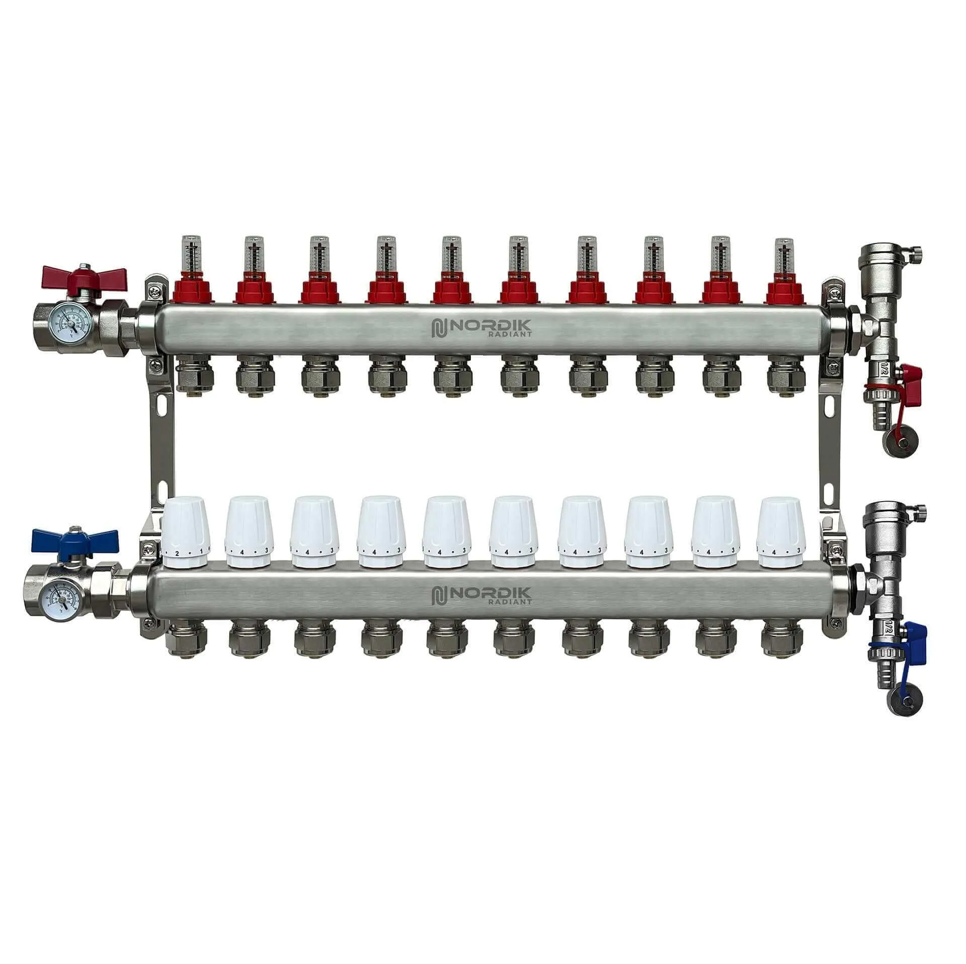 10-loops Stainless Steel Manifold