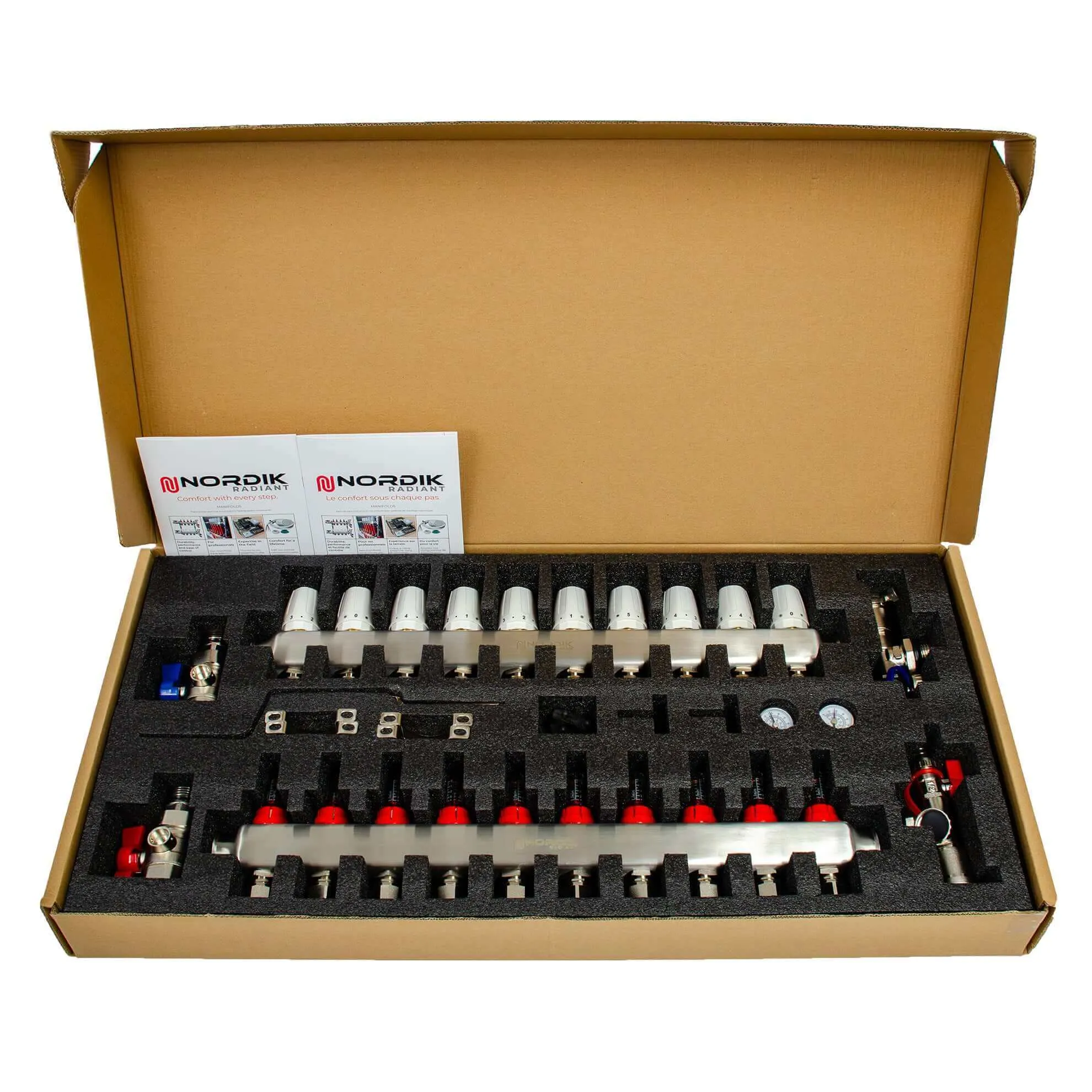 10-loops Stainless Steel Manifold