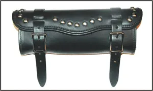 12" PVC Motorcycle Tool Bag With Shiny Studs
