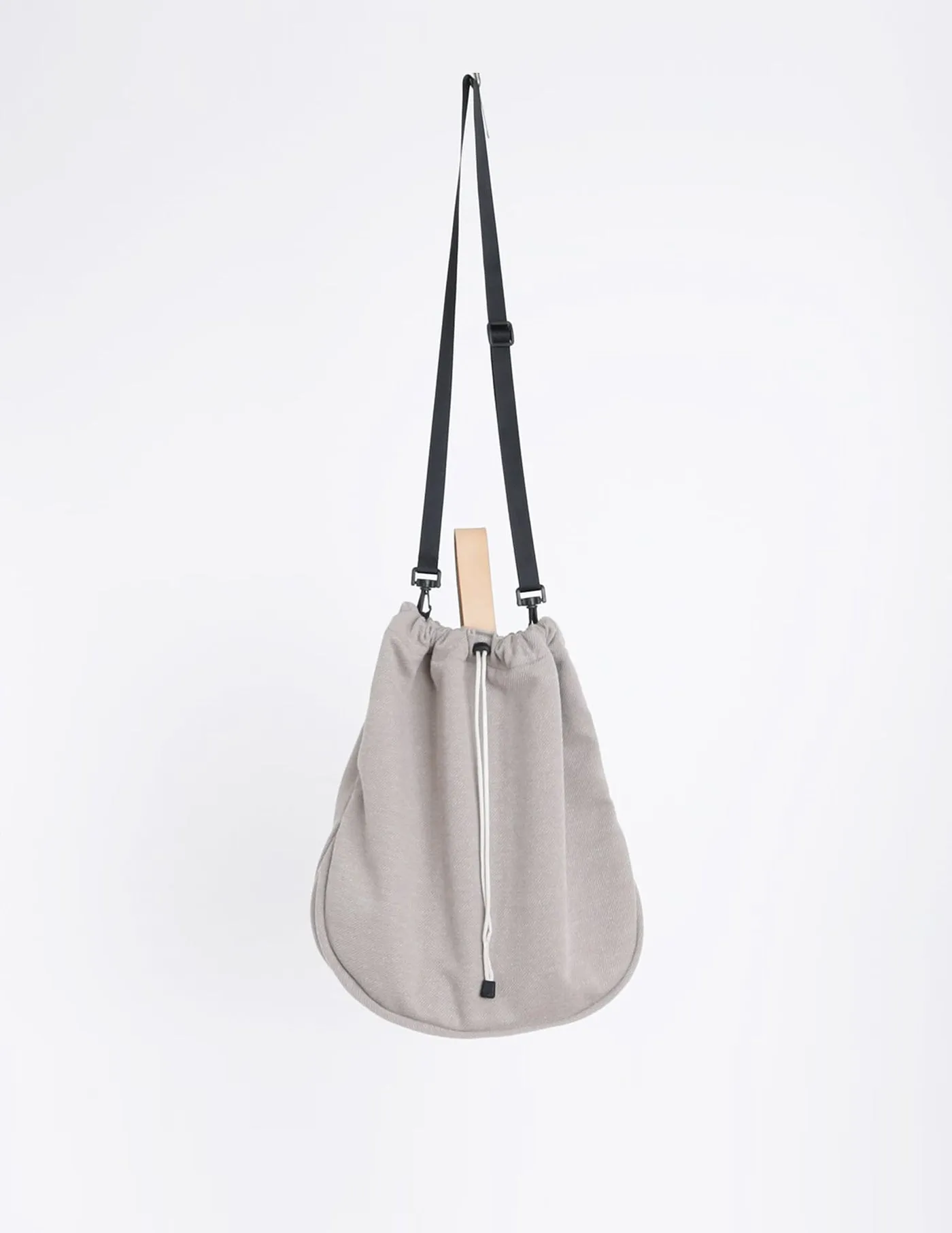 244-991123 TWEED DRAWSTRING BAG LARGE