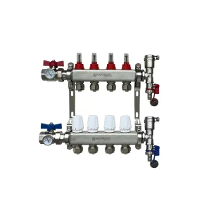 4-loops Stainless Steel Manifold