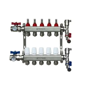 5-loops Stainless Steel Manifold