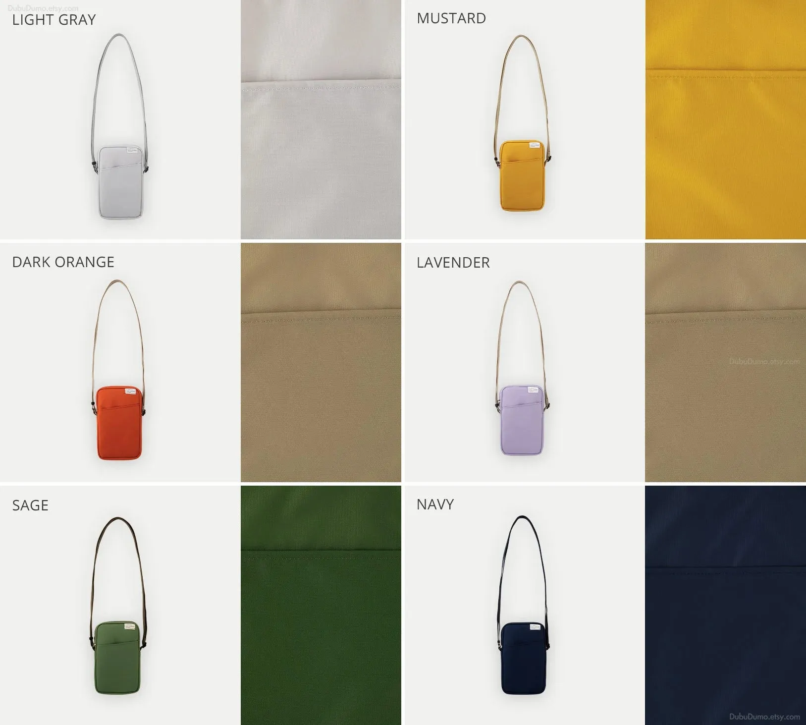 A Low Hill Cordura Pocket Mobile Bag [6colors]