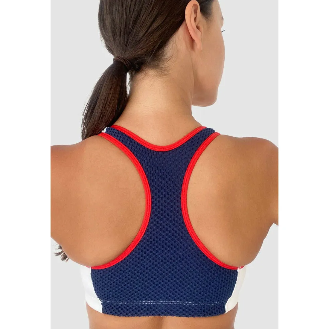 Active Wirefree Racerback Crop Top Sports Bra