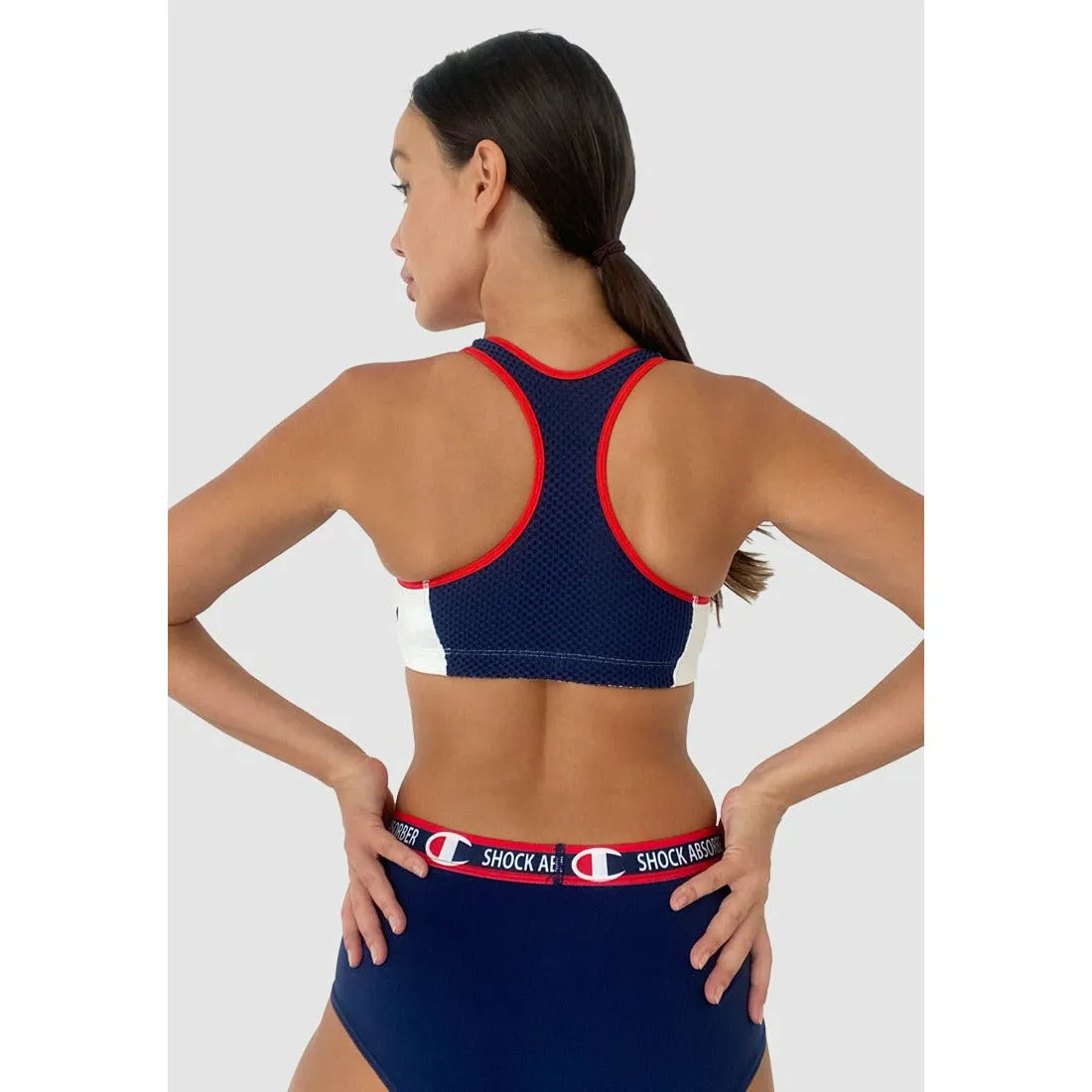 Active Wirefree Racerback Crop Top Sports Bra