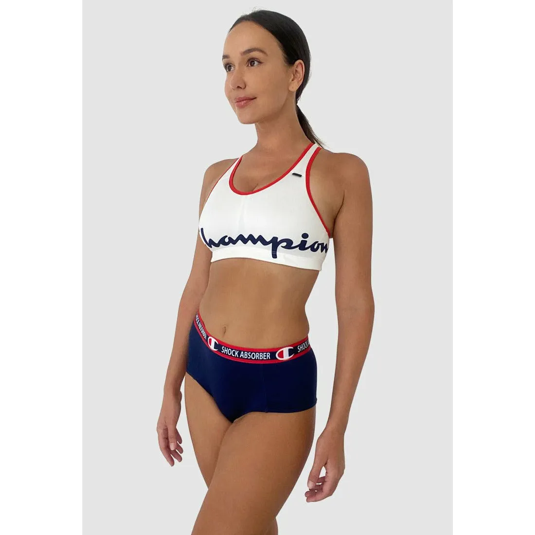 Active Wirefree Racerback Crop Top Sports Bra