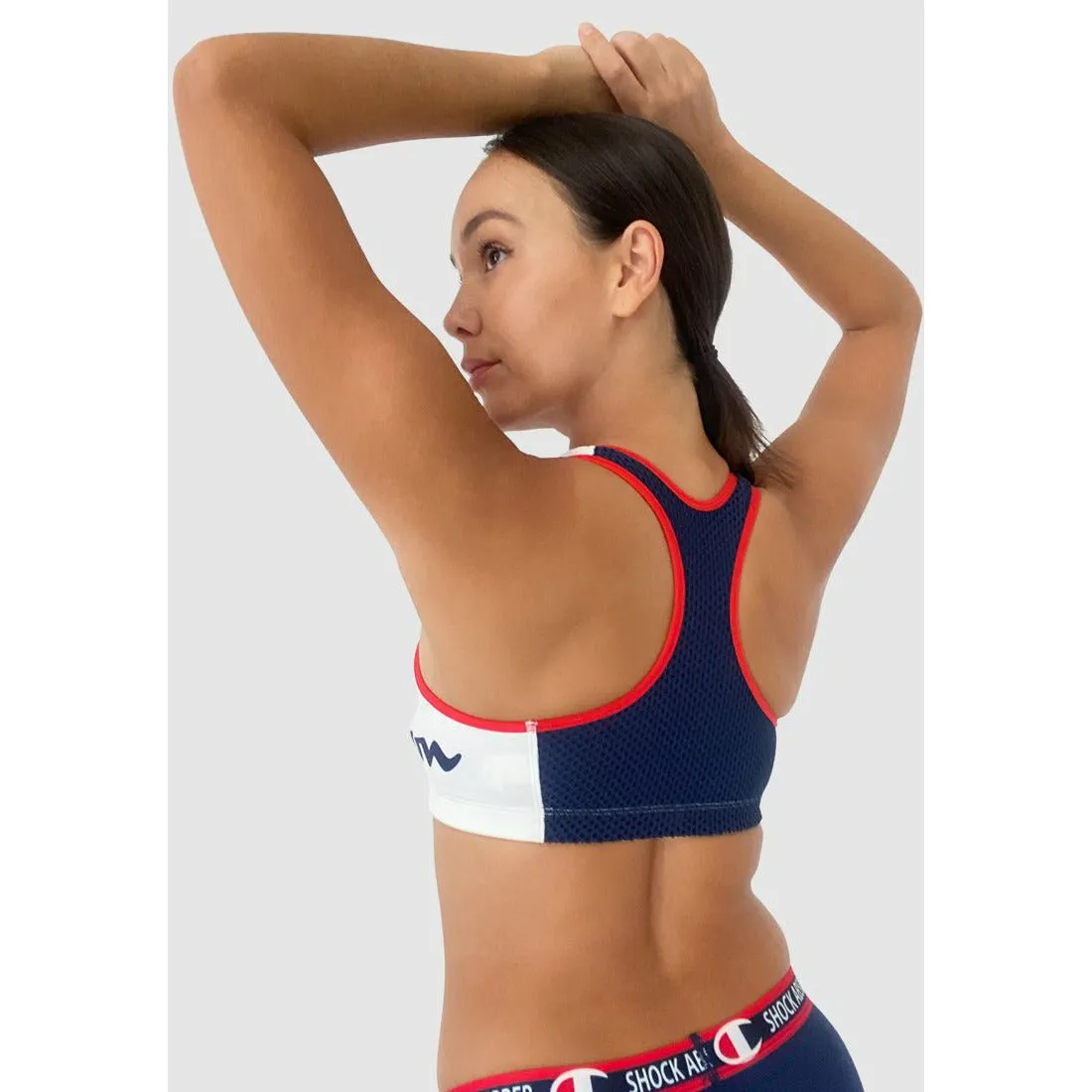Active Wirefree Racerback Crop Top Sports Bra