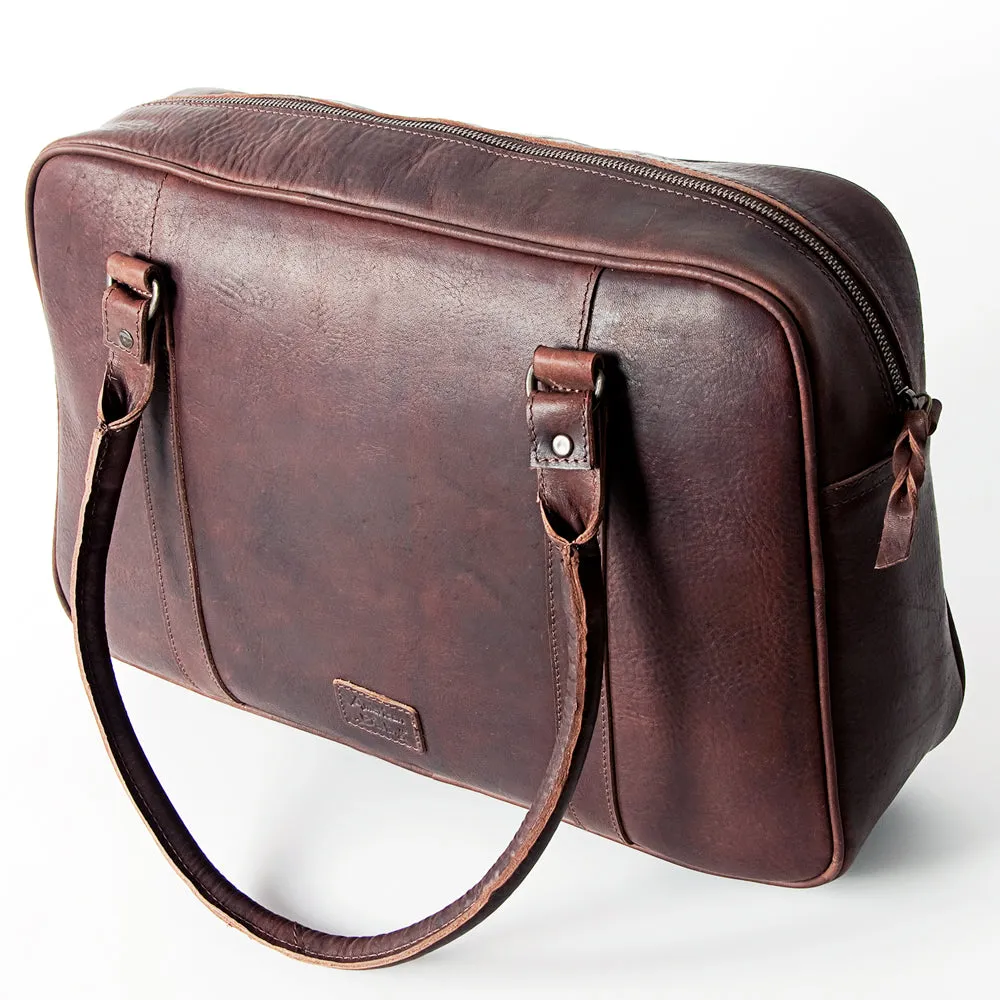 American Darling ADBGZ424 Briefcase Genuine Leather Women Bag Western Handbag Purse