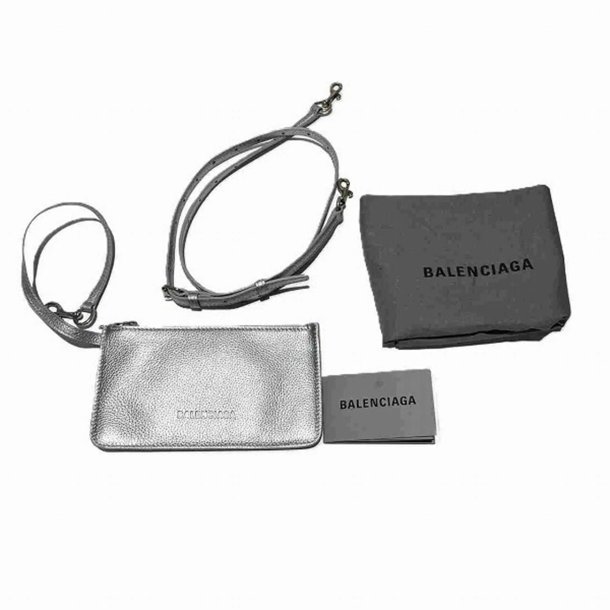 Balenciaga Tool Silver Leather Bag