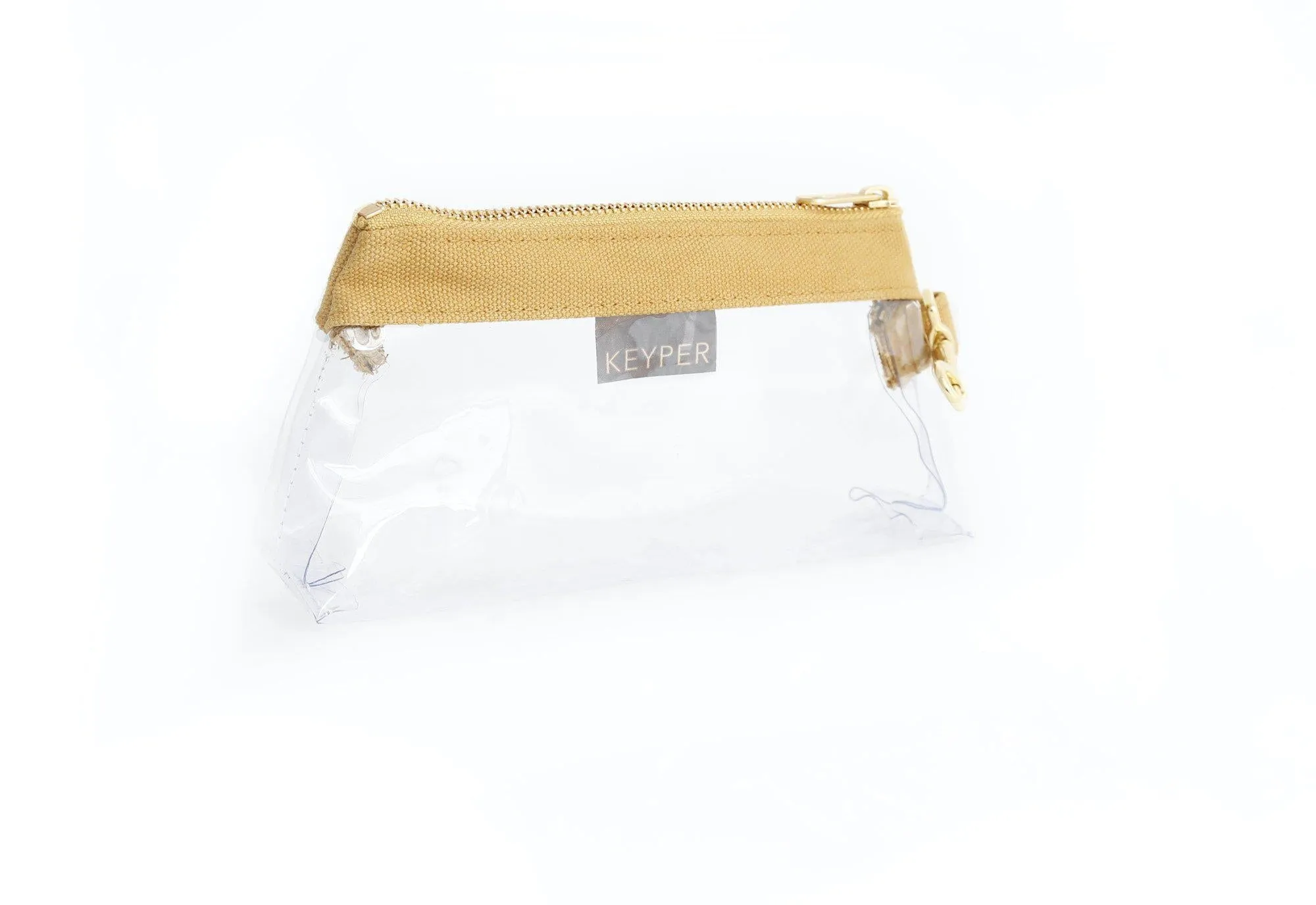 Beige CLASSIC CANVAS KEYPIT Set • Wristlet