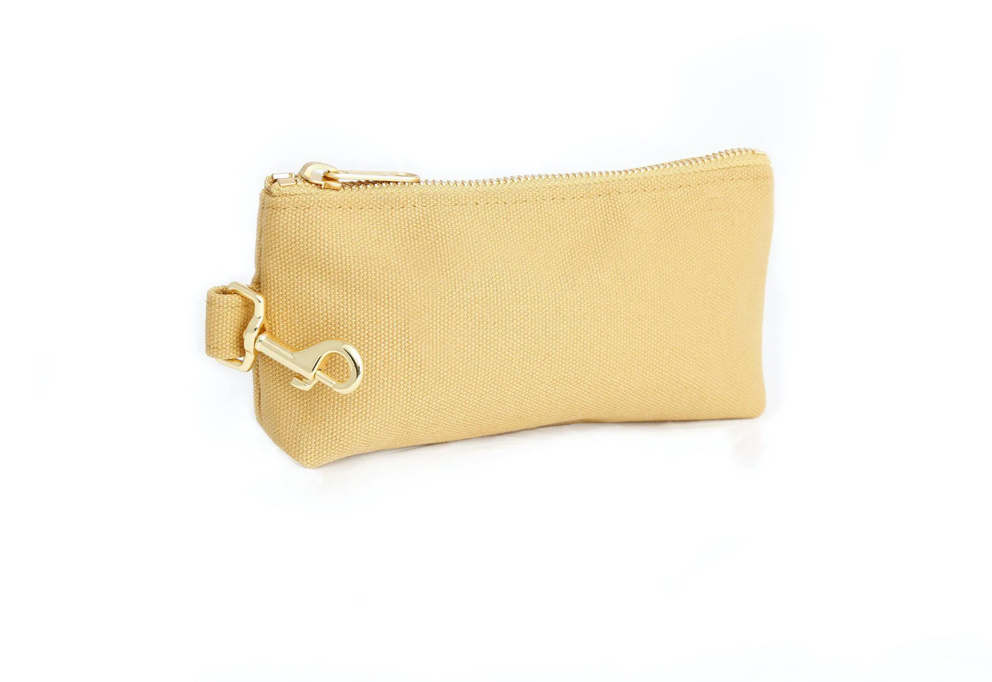 Beige CLASSIC CANVAS KEYPIT Set • Wristlet