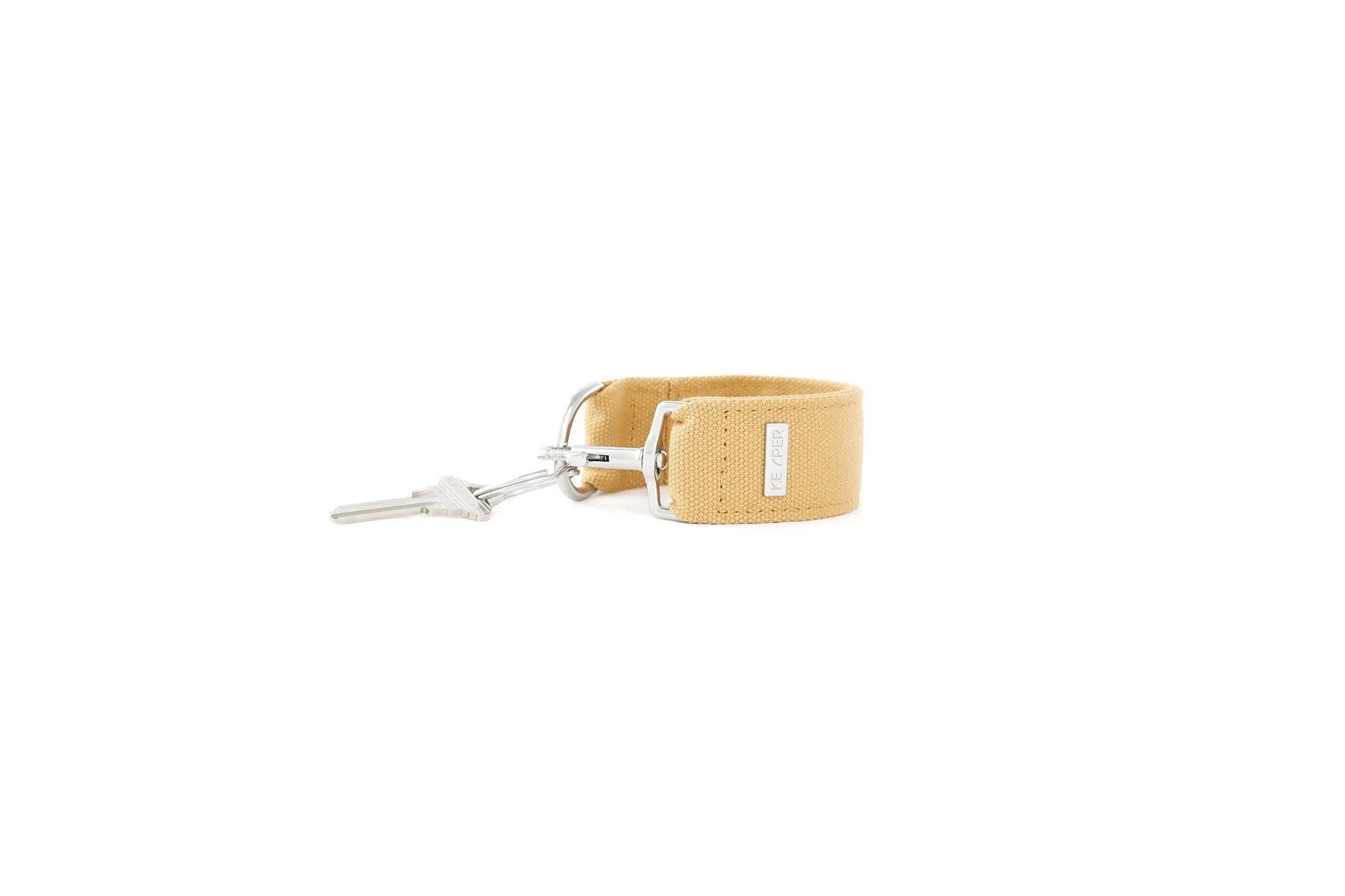 Beige CLASSIC CANVAS KEYPIT Set • Wristlet