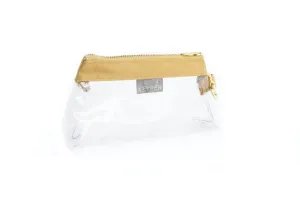 Beige CLEAR IT BAG • Pouch  - Classic Canvas Trim