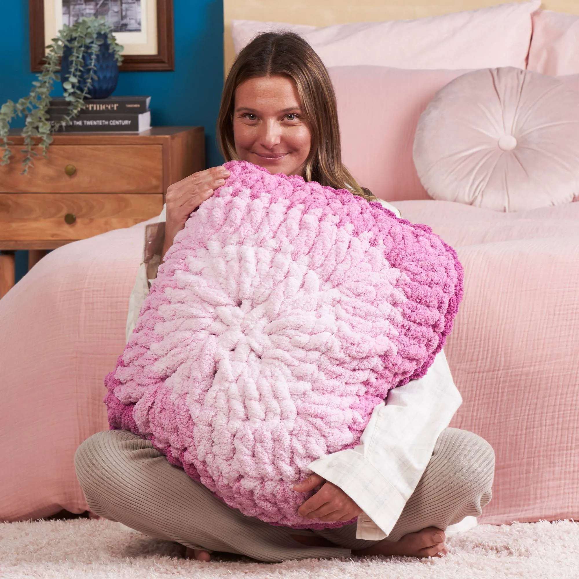 Bernat Radiant Crochet Pillow