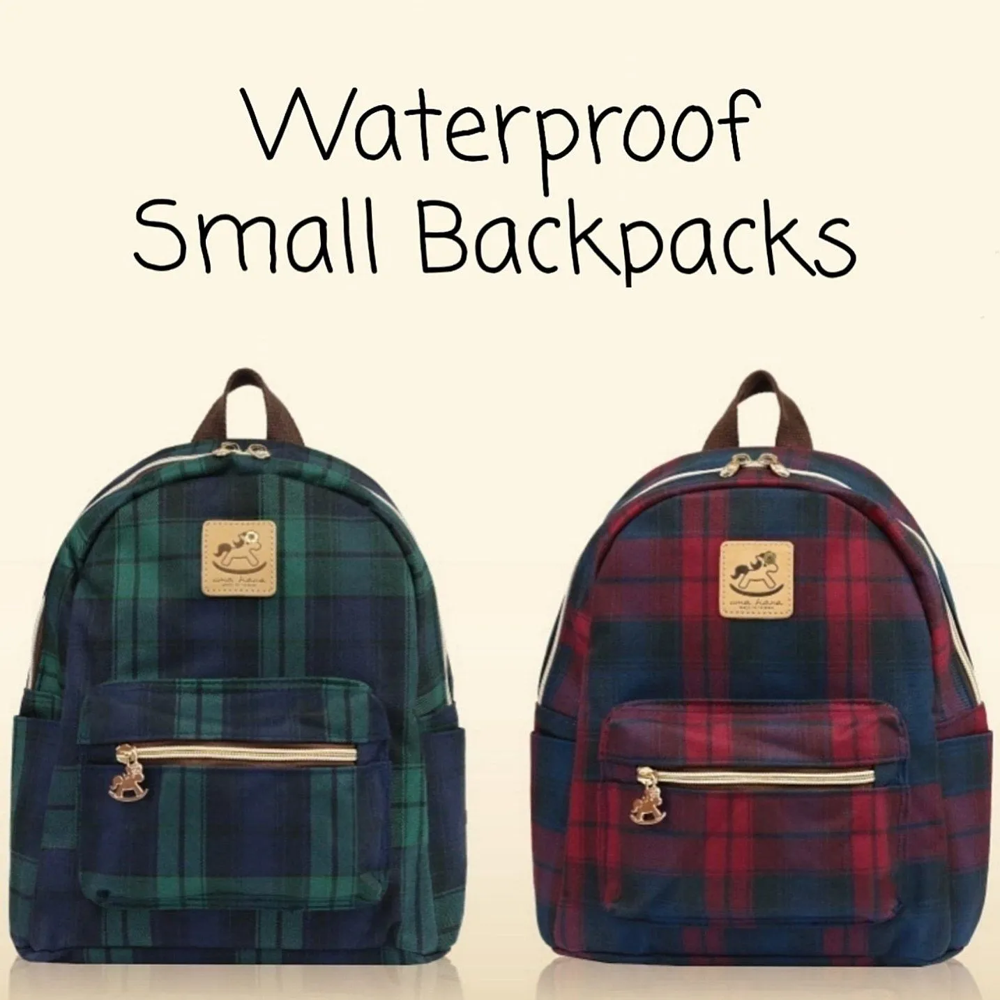 Blue London Small Backpack