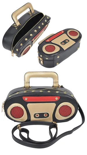Boombox Shape Clutch