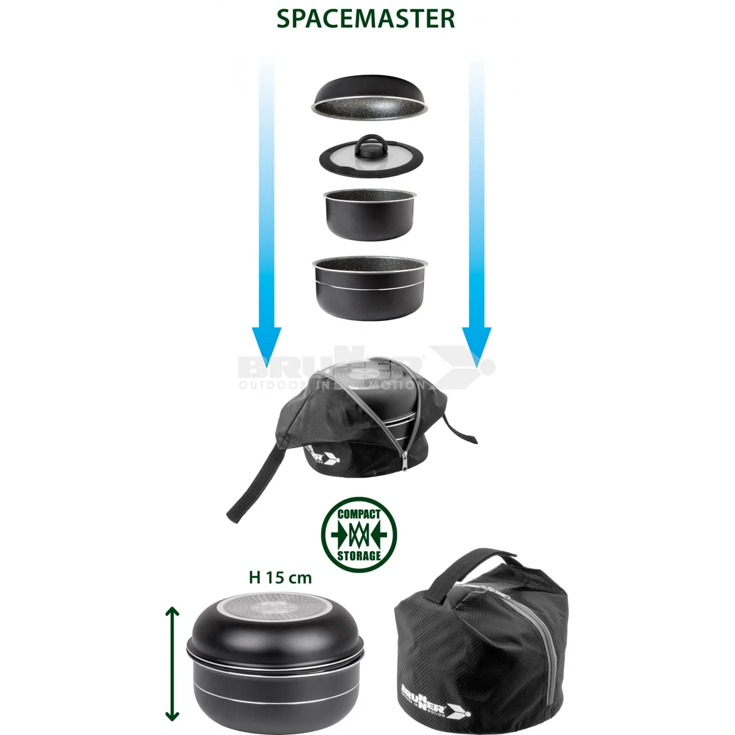 Brunner Pirate Spacemaster 22cm Cook Set