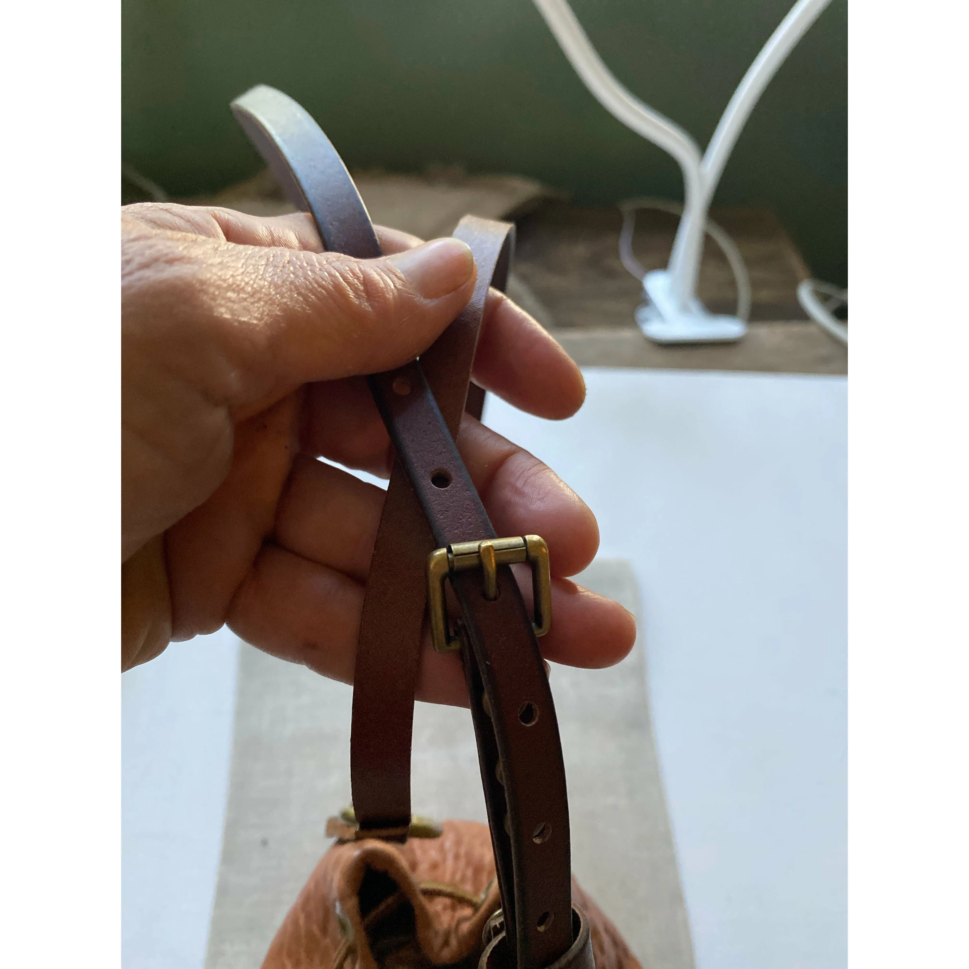 Bucket leather Bag