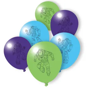 Buzz Lightyear Balloons - 6 Pkt