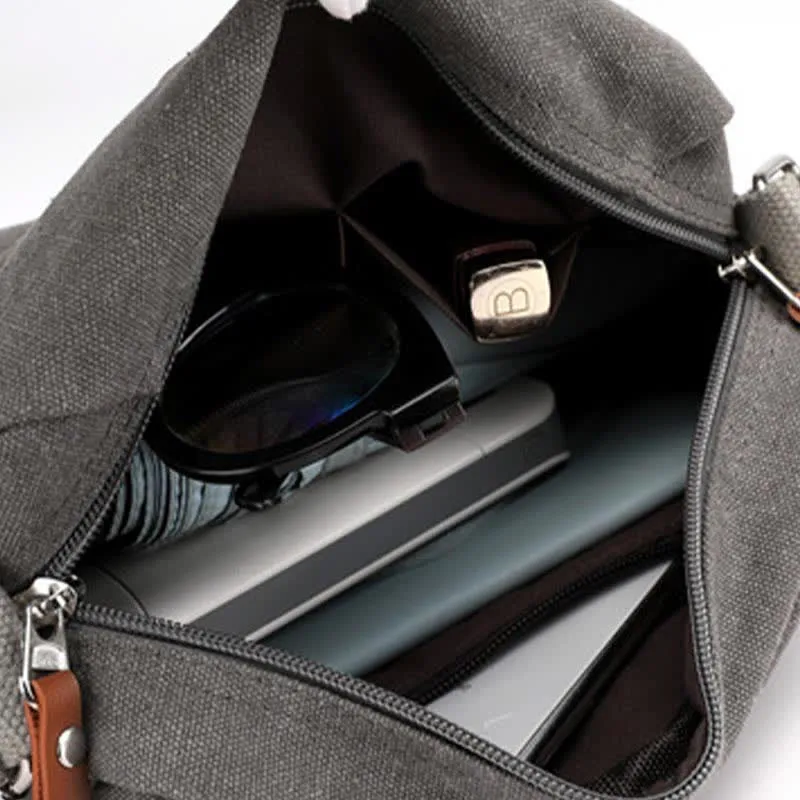 Canvas Crossbody Bag for Women Lightweight Small Shoulder Purse