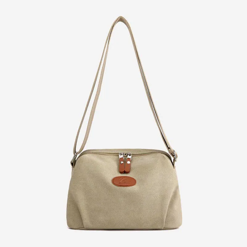 Canvas Crossbody Bag for Women Lightweight Small Shoulder Purse