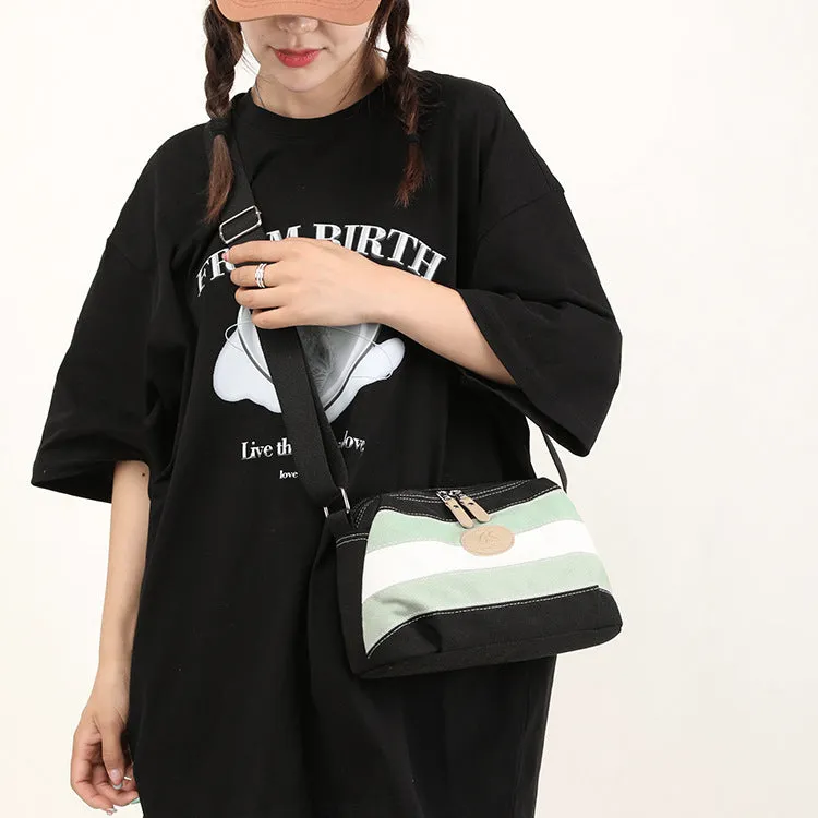 Canvas Crossbody Bag for Women Lightweight Small Shoulder Purse