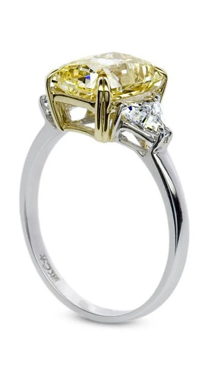 CARAT* London Alma Radiant Canary Ring
