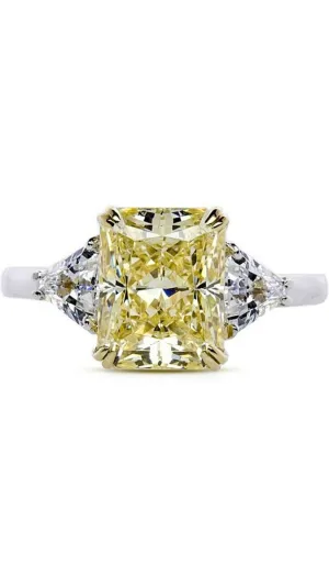CARAT* London Alma Radiant Canary Ring