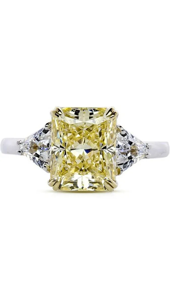 CARAT* London Alma Radiant Canary Ring
