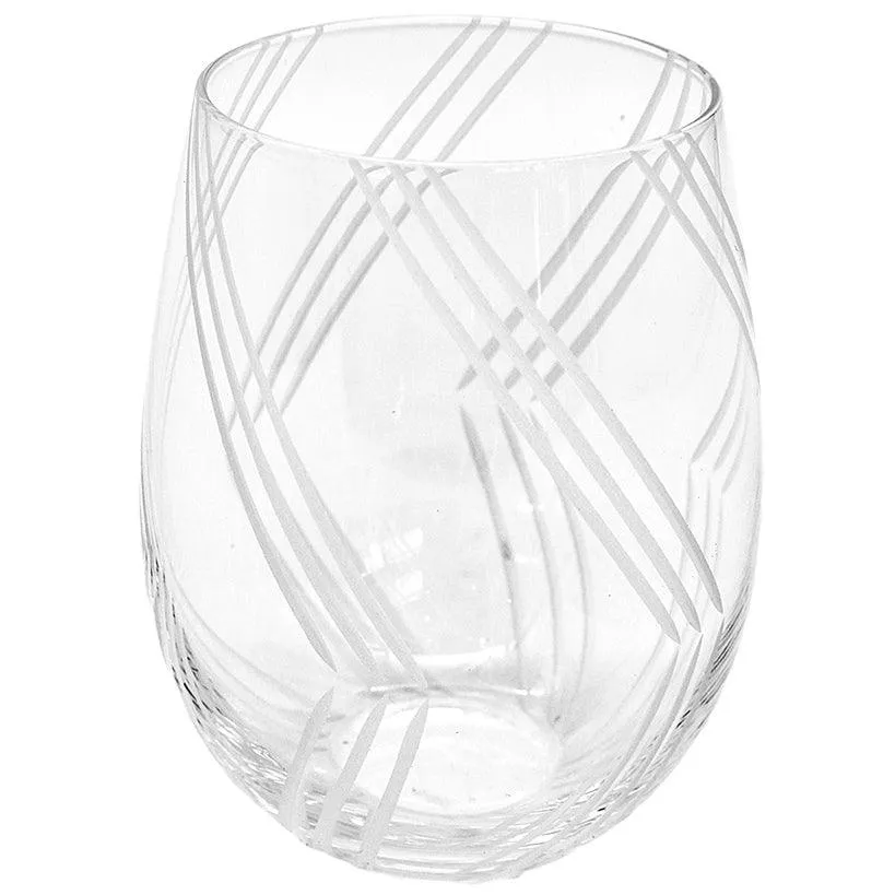 CARVED  WATER GLASS 500ML 10x10x13cm