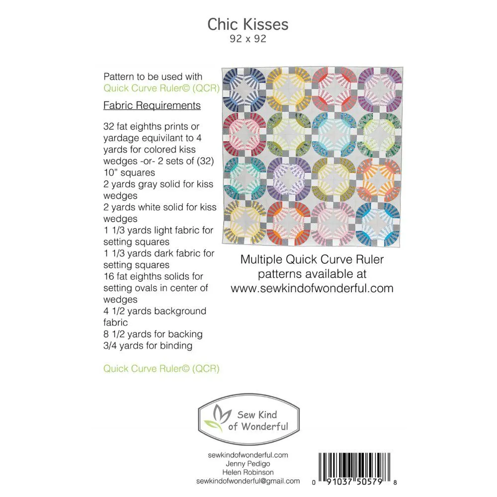 Chic Kisses Quilt Pattern