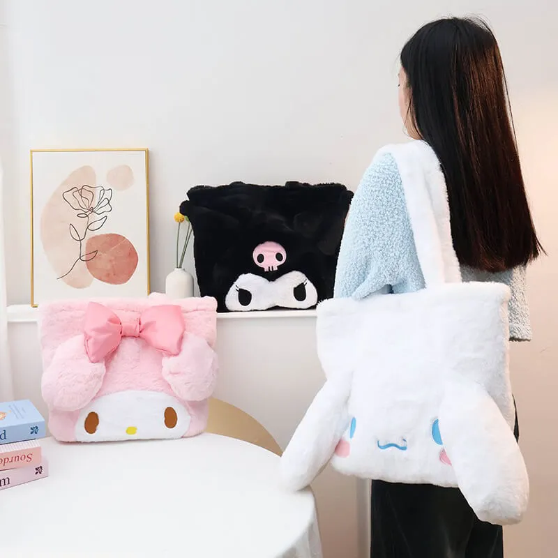 Cinnamoroll Face Large Capacity Plushie Tote