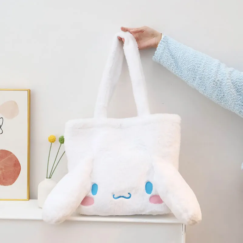 Cinnamoroll Face Large Capacity Plushie Tote