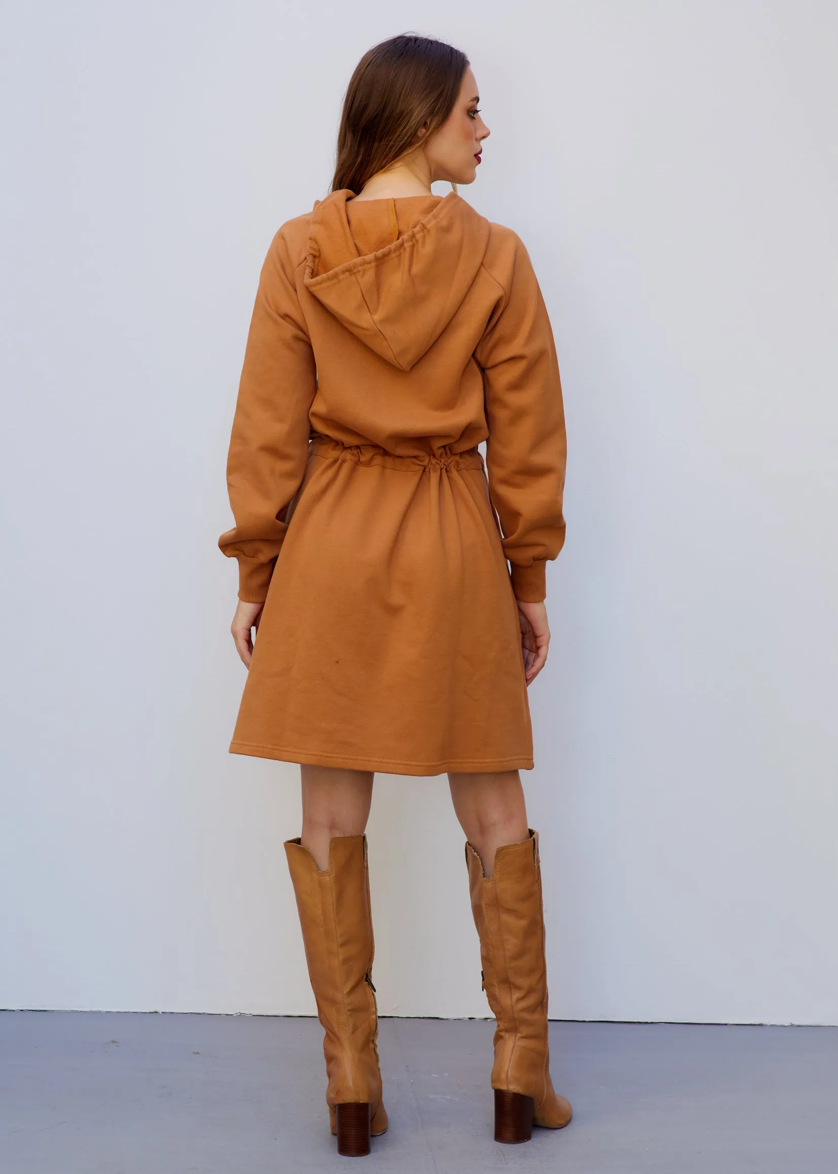 Comfort Chic Hooded Dress