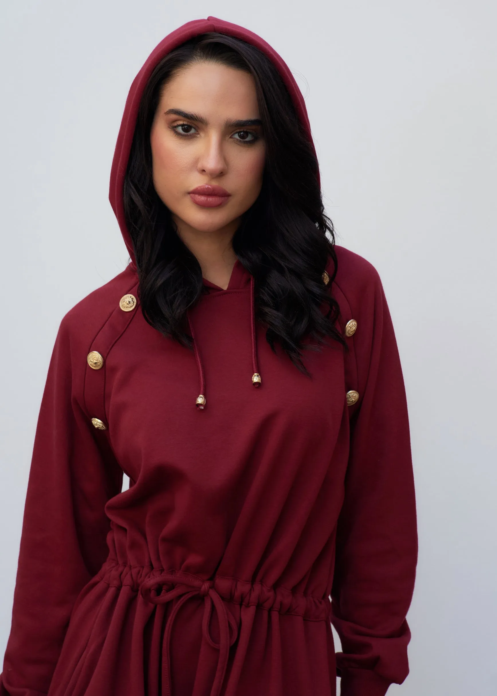 Comfort Chic Hooded Dress