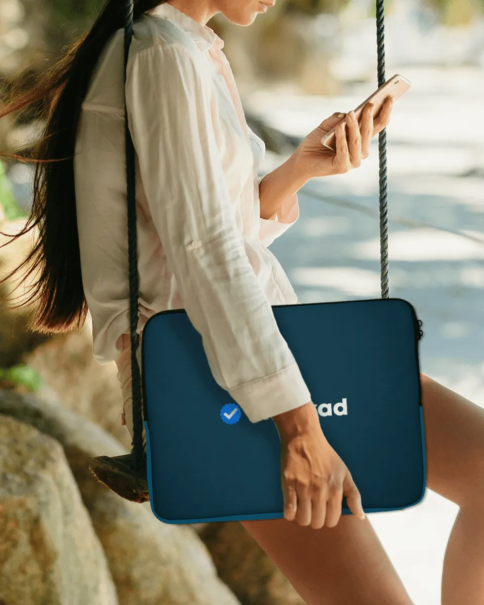 Cool Blue "Bhukkad" Verified Laptop Sleeves