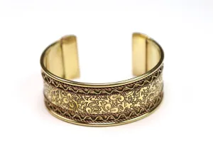 Copper and Brass Cuff Bracelet