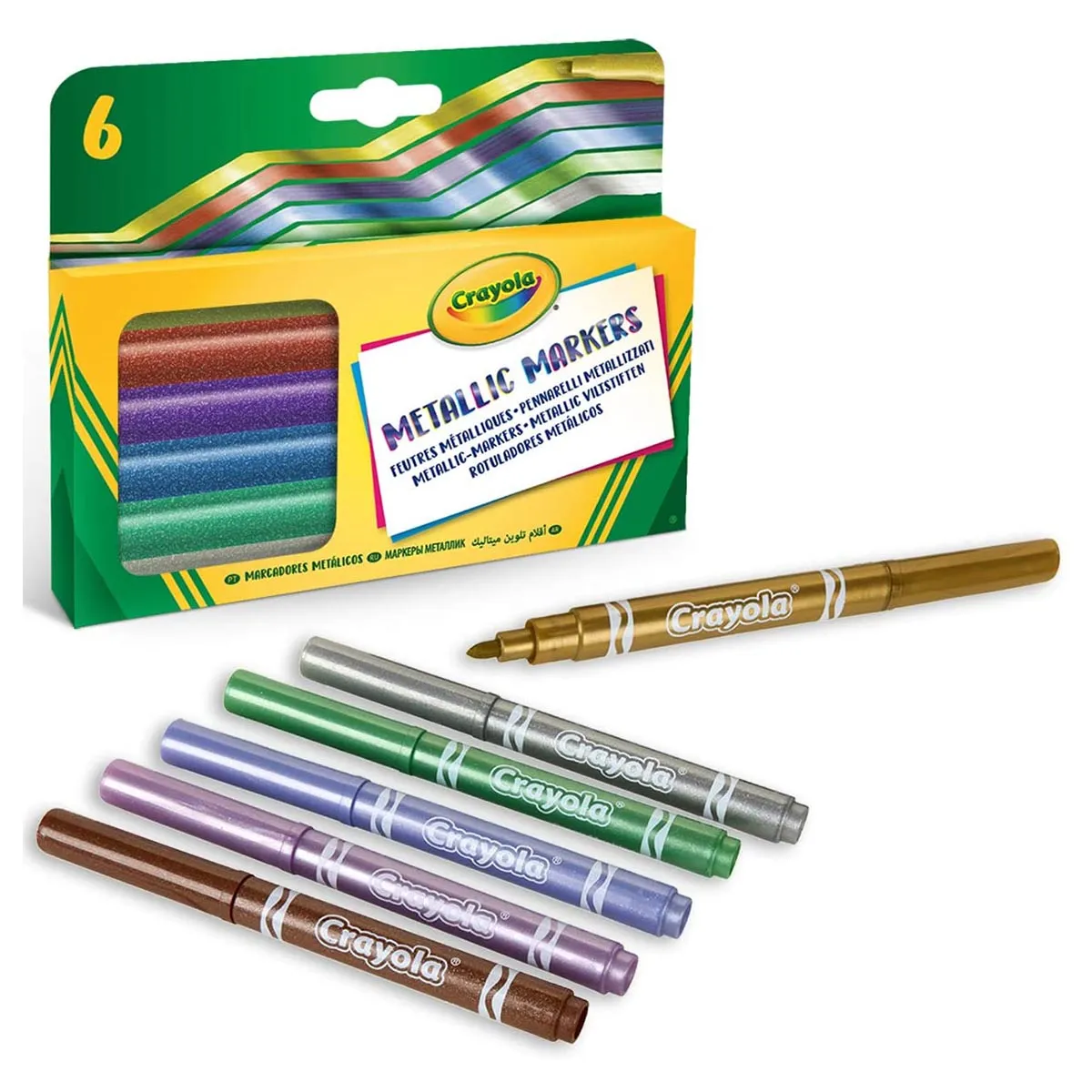 Crayola Metallic Markers Pack of 6
