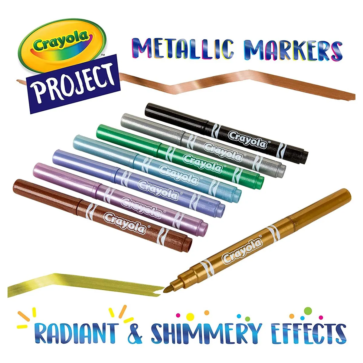 Crayola Metallic Markers Pack of 6