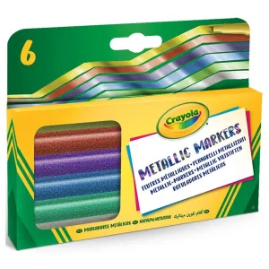 Crayola Metallic Markers Pack of 6