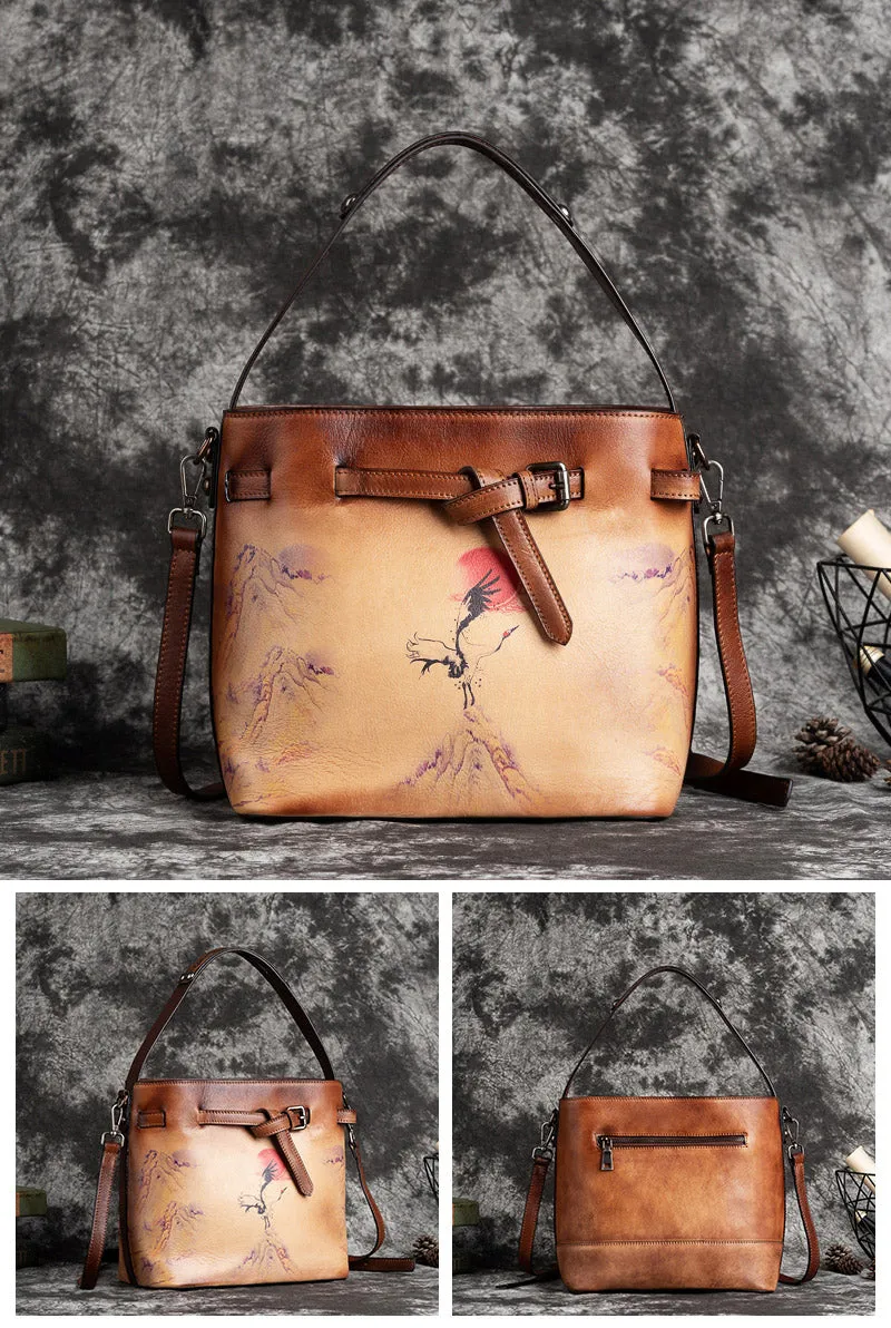 Cute Ladies Leather Side Bag Cross Shoulder Bag For Women