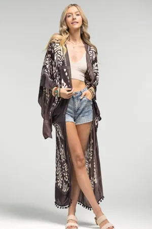 Damask LightWeight Summer Kimono