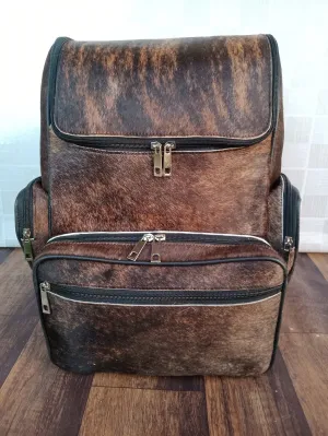Dark Real Cowhide Backpack