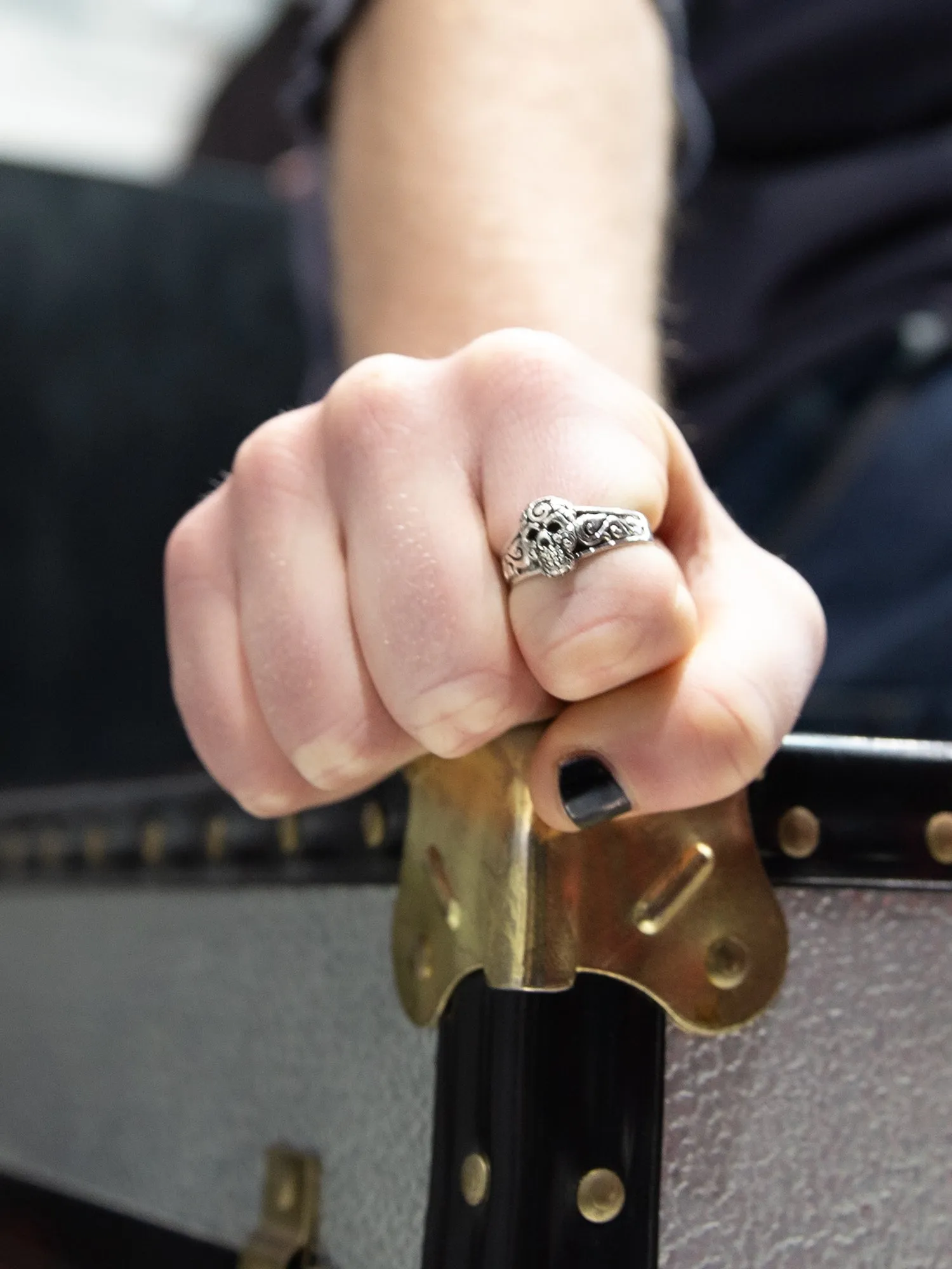 Day Of The Dead Skull Ring