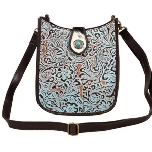 Delilah Creek Embossed Leather Bag