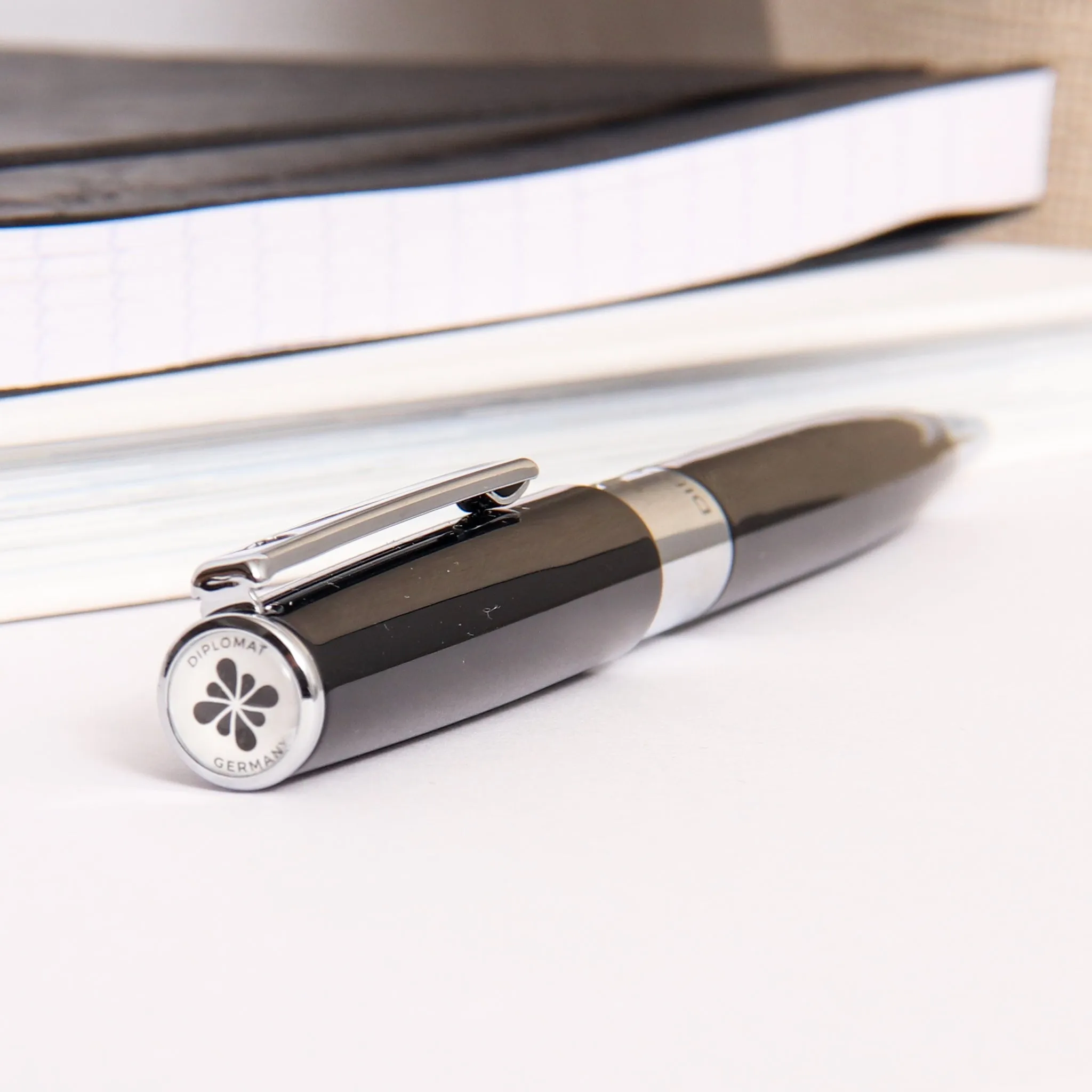 Diplomat CLR Black Lacquer Ballpoint Pen
