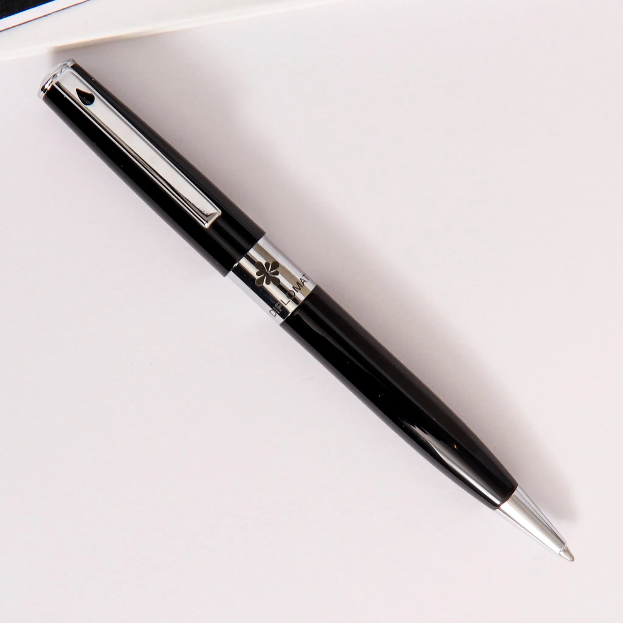 Diplomat CLR Black Lacquer Ballpoint Pen