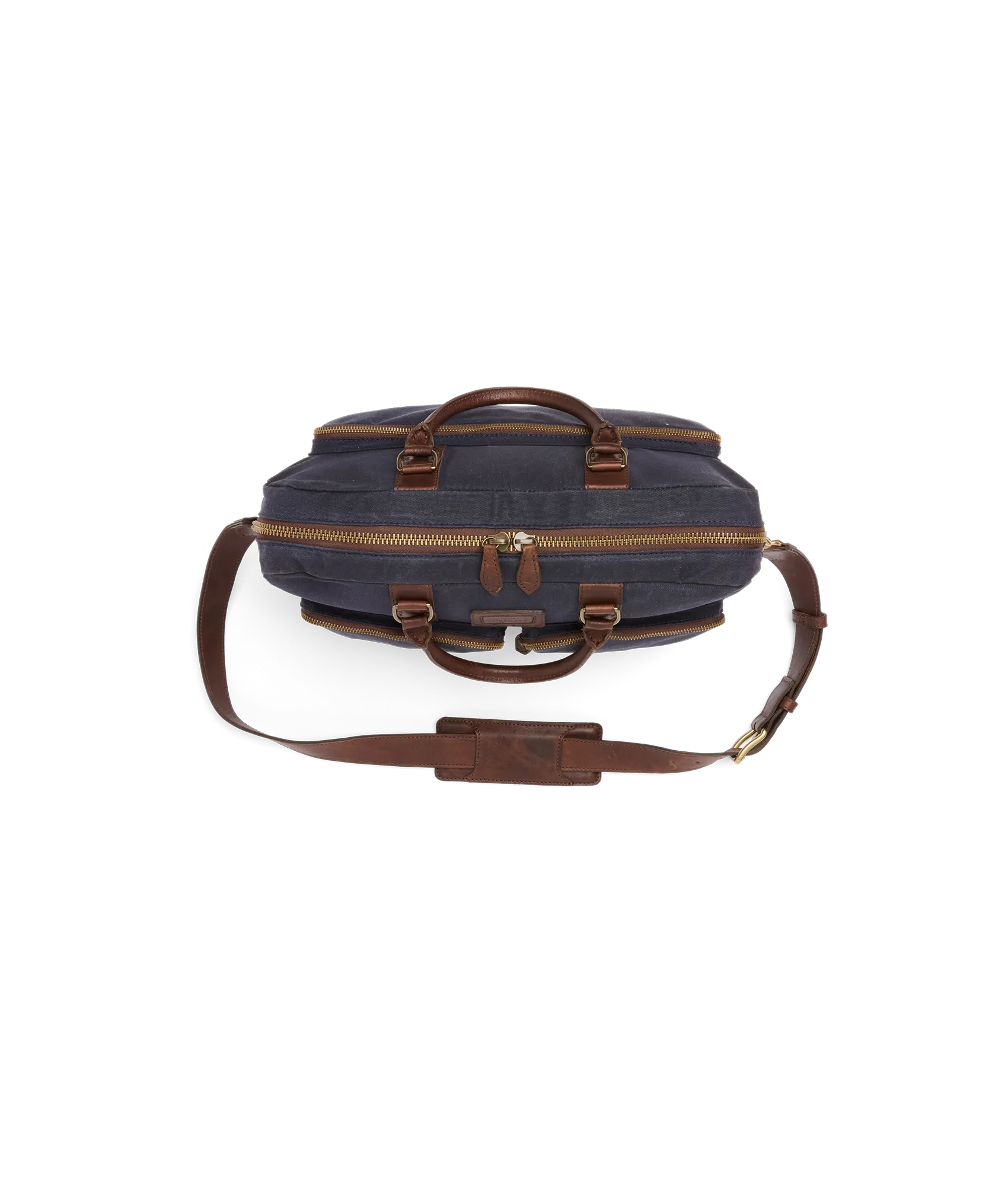 Everyday Waxed Canvas Briefcase :: Navy