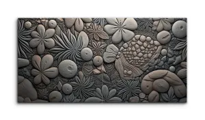 Fantastical Stone Garden Relief