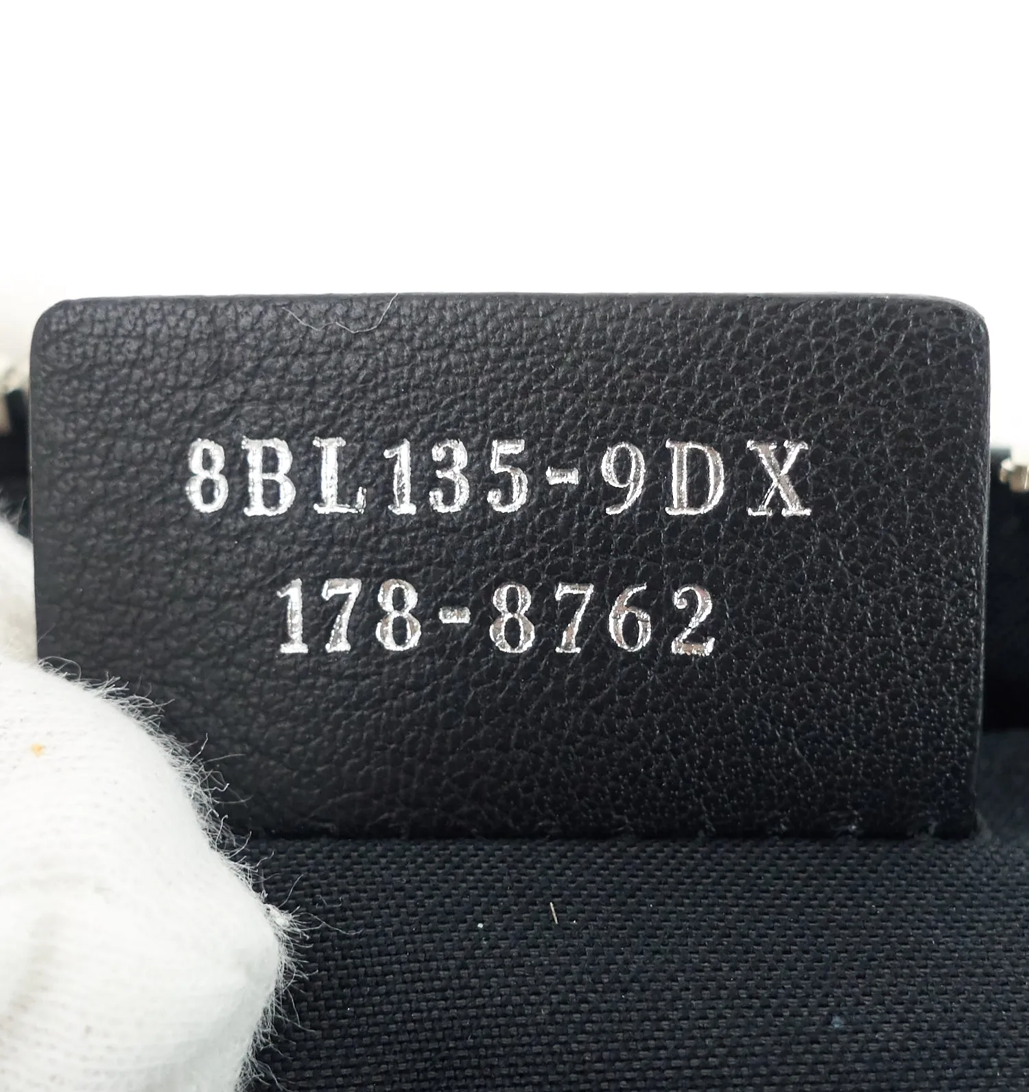 Fendi By The Way Calf Leather Mini Crystal Heart Bag